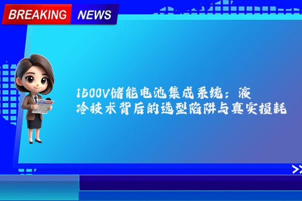 1500V储能电池集成系统：液冷技术背后的选型陷阱与真实损耗