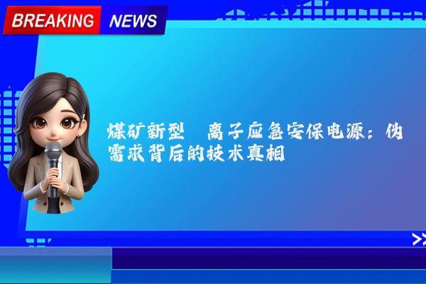 煤矿新型锂离子应急安保电源:伪需求背后的技术真相