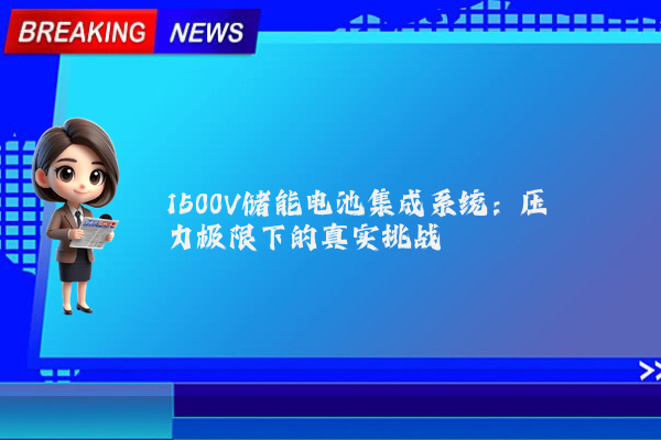 1500V储能电池集成系统:压力极限下的真实挑战